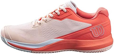 Wilson Women's Rush PRO 3.5 W Tennis Shoe, Tropical Peach Hot Coral White, 5.5 | Image 2