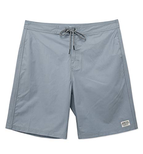 SURF CUZ Men's Board Shorts Surfing - 4 Way Stretch Quick Dry Swimwear Active Medium Length Blue 34(180/92A)