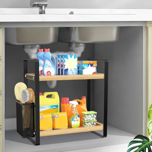 LEMIKKLE Bathroom Counter Organizer with Basket, Bathroom Organizers and Storage,Skincare Organizers for Vanity,Storage Organizers for Bathroom, Kitchen, Dresser - Image 7