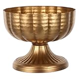 Matériau métallique robuste : cette urne en métal est fiable et résistante à l’usure. elle convient aussi bien au jardin qu’à l’intérieur, et peut également servir de vase de style champêtre pour la décoration ou d’urne pour un mariage