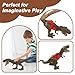 HAYXUN T Rex Action Figure Dinosaur Toys for Kids- Tyrannosaurus Rex Toy with Continuing Head Strike, Snapping Chomp Attack, Roar Sound, Light Up, Tail Flick Attack, Birthday, for Kids 3-8