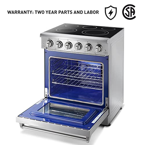 Thor Kitchen 30 in. Professional Electric Range with 5 Heating Elements