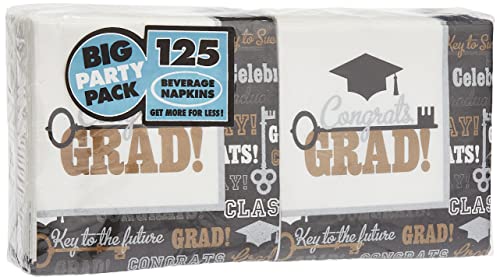 Amscan 701219 Key To Success Beverage Napkins Party Favor Pack of 125