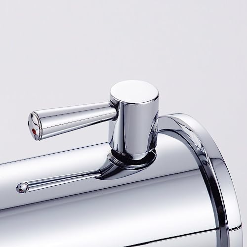 Miniatura 4 de Auralum - Grifo Sensor Automático, Grifo De Lavabo Con Sensor Infrarrojo Sin Contacto, Inteligente Grifo Baño, Elegante Cromado Monomando Para Agua Caliente Y Fría
