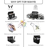 WAHYB 84 Dual Tip Alcohol Markers with Free Colouring Book for Adults & Artists, Permanent Felt Tip Pens for Sketching, Drawing & Manga, Colouring Pens with Carrying bag & Storage Base - Image 2