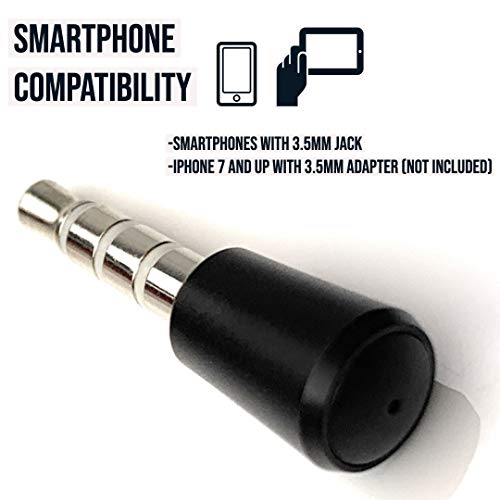 Chasdi Omnidirectional 3.5Mm Dongle Microphone For Ps4 Controller, Xbox One Controller, Gopro, Dslr, Mirrorless Camera, Digital Audio Recorder, Laptop, Tablet, Android, Iphone & 3.5Mm Input Devices #TOP3