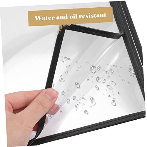 Protège-menu réutilisable facile à nettoyer avec couverture PVC transparente - 7