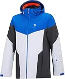 ziener skijacke kinder 116 Eigenschaften: Abnehmbare, verstellbare Funktionskapuze, Brusttasche mit Reißverschluss, Skipasstasche, Elastisches Ärmelinnenbündchen