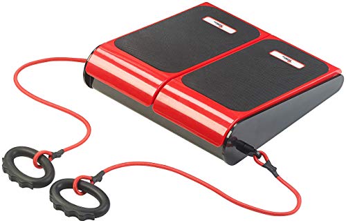 Newgen Medicals Vibrationsplatte: Vibrations-Fußplatte mit 2 Expandern, für Tätigkeiten im Sitzen, 60 W… – Bild 4