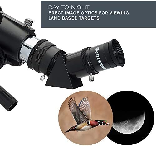 Celestron 21035-ADS Travel Scope 70 Refractor Telescope Kit with Backpack, Black (Amazon Exclusive Including Additional 4mm Eyepiece and 3x Barlow Lens)