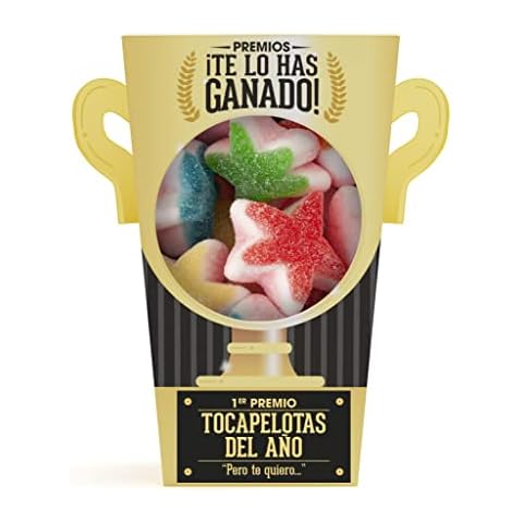 Designer Souvenirs - Regalos muy Originales | Premio a Tocapelotas del Año | Pack de Chuches Para Sorprender a tu Amig@, Familiar, Paraja | Surtido de Gominolas Cover