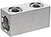 Set of 4 Morris Products 90617 2 Screw Splicer/Reducer, Aluminum, 250 AWG, 250mcm - 6 Wire Range