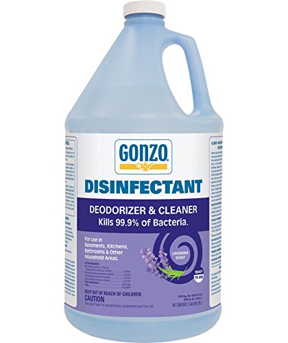Gonzo Natural Magic Odor Eliminator Disinfectant All-Purpose Cleaner - 1 Gallon - Lavender Scent - Kill Germs for Pet Area Smoke Kitchen Musty Air Vomit Paint