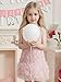 Tutu.kk Toddler Girls Dress Sleeveless A-Line Birthday Party Dresses with Layered Tulle Wedding Gown Pink 1-2T