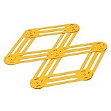  Roger Orfèvre - Dessous de plat étirable vintage jaune