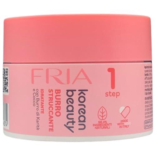 Burro Struccante Idratante Korean Beauty, Con Burro Di Karitè e Cocco. Ideale Per Rimuovere Ogni Traccia Di Trucco Anche Waterproof Ed Impurità 80ml (Unità)