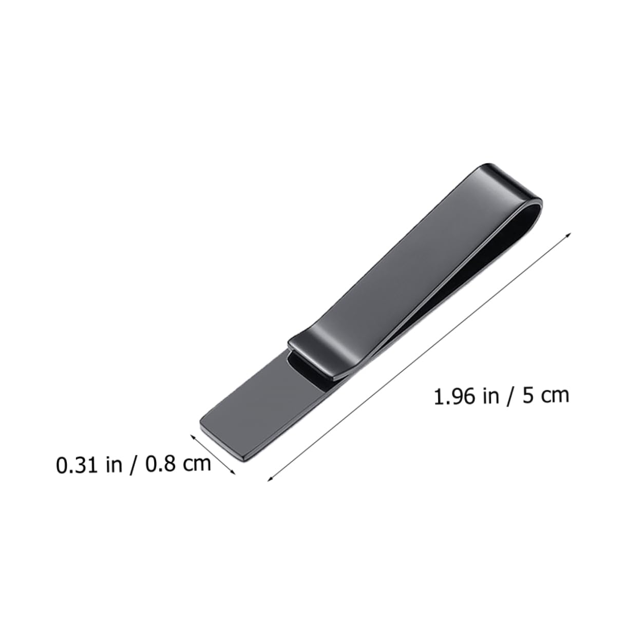 GALPADA 9piezas Clip De Corbata De Inoxidable Simple Pasadores De Necktie Para Hombres Accesorios De Negocios Para Camisas y Trajes Formales