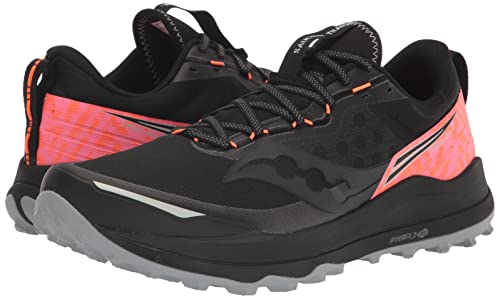 Saucony Men's Xodus Ultra 2 Sneaker, Black/Viziornge, 7 #TOP6