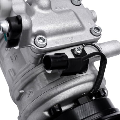 MOCHAG A/C Compressor with Clutch Compatible with Hyundai Tucson 2005-2006 & Kia Sportage Spectra 2004-2007, 977012d700, 977012f100 Strong Cooling Automotive Parts