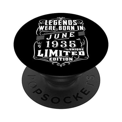 Cumpleaños Junio 1935 Edición Limitada Regalo Legend June PopSockets PopGrip Intercambiable