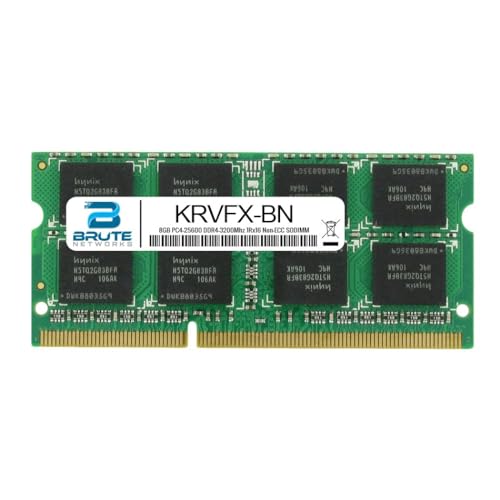 Brute Networks KRVFX-BN - 8GB PC4-25600 DDR4-3200Mhz 1Rx16 Non-ECC SODIMM (OEM PN# KRVFXƌ݊܂)