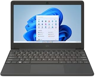 iOTA IO082 Flo 11.6-Inch Laptop (Intel Celeron, 4GB RAM, 64GB eMMC, Windows 11) Includes 1 Year Microsoft Office 365 Subscription [Amazon Exclusive],Black