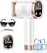 21J IPL Geräte Haarentfernung mit 8℃ Eiskühlsystem, Laser Haarentfernung 9 Stufen & 600 NM Rotlicht, LCD-Touchscreen IPL Haarentfernungsgerät für Frauen Männer, Gesicht Arm Bikinizone Körper, Gold