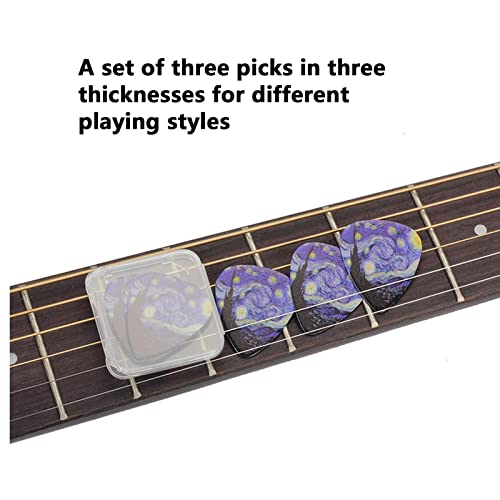 Médiators de guitare électrique, 3 médiators de guitare minces confortables, médiators de guitare électrique durables de style antique, médiators de guitare conviviaux pour guitare acoustique - Les Beatles, Paul McCartney, John Lennon, RIngo Starr, George Harrison Médiators de guitare électrique, 3 médiators de guitare minces confortables, médiators de guitare électrique durables de style antique, médiators de guitare conviviaux pour guitare acoustique – Image 5