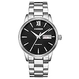 Wasserdichte Tiefe bis 50 m : Es ist sehr gut geeignet für verschiedene Geschäfts-, Freizeit-, Indoor- oder tägliche Aktivitäten, verträgt Spritzwasser und Schwitzen, ist jedoch nicht zum Schwimmen oder Baden und für andere Unterwasseraktivitäten geeignet.