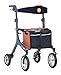 Produktbild FabaCare Leichtgewichtrollator Carbon F1, Carbonrollator, leicht, faltbarer Rollator mit Wendesitz, Sitzhöhe: 53 cm