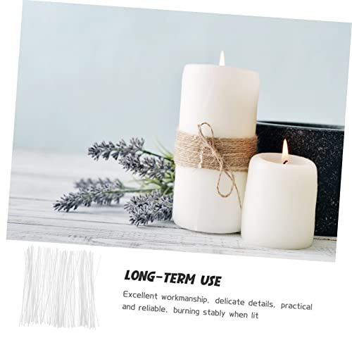 Mechas para velas de algodón para hacer velas 100 pcs miniatura 4