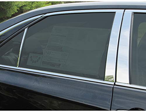 QAA is Compatible with 2015-2017 Toyota Camry 6 Piece Stainless Pillar Post Trim PP15131