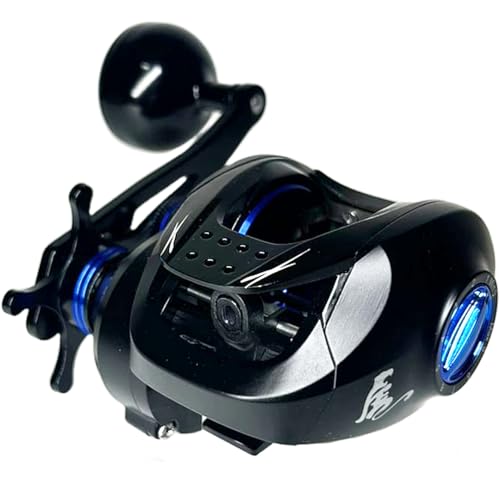 MARURI, CARRETILHA DE PESCA STACO SHF 3000 BIG GAME - 19 ROLAMENTOS - DRAG:15KG - PESCA PESADA LADO