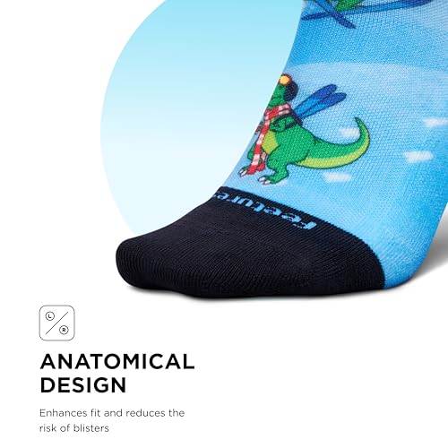 Image of Feetures Elite Light Cushion Mini Crew Sock - Sport Sock with Targeted Compression