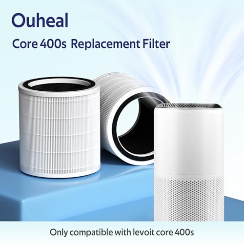 Filtre Core 400S contre odeurs et poils animaux pack double rechange