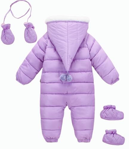 Baby Boy 3PCS Snowsuit Infant Girl Winter Clothes Toddler Jumpsuit Coat Jacket Outfit Hoodied2