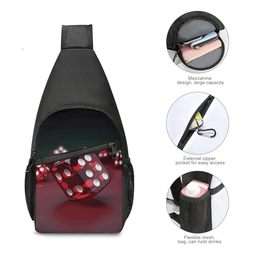 Morrales tipo sling bag casual para viaje y senderismo miniatura 5