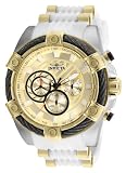 Invicta Bolt 25528 Orologio da Uomo - Impermeabile - Analogico - Movimento Quarzo - acciaio inossidabile con quadrante oro - 52mm