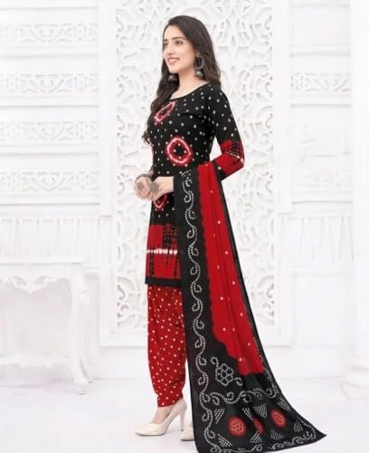Image of Yashika Women'S Unstitched Crepe Dress Materials | Crepe Salwar Suit For Women | Suit Material For Women Unstitched