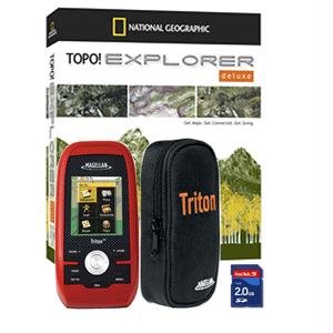 Magellan Triton 400 2.2-Inch Portable GPS Navigator (Adventurepack)