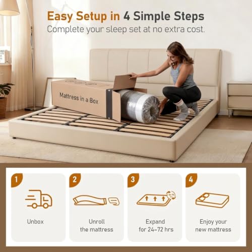 Image of Firm Queen Mattress 14-Inch: Double Sides Sleep Dual Firmness Flippable