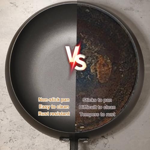 Wok de hierro fundido japonés de 24 cm con tapa y espátula miniatura 5