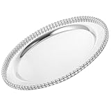 Plat à dessert – le plat à fruits est fabriqué en fer robuste, résistant à l'usure et durable, et ne se casse pas facilement. plat de rangement pour gâteaux