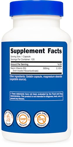 Nutricost Flush-Free Niacin Capsules