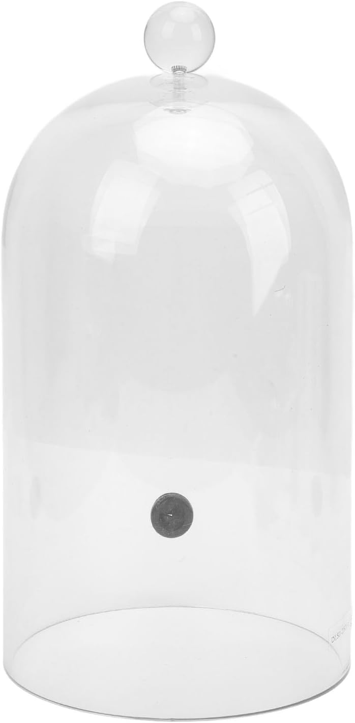 Smoking Cloche Dome Cover Lid Acrylic Transparent Cocktail Smoker Dome Accessory For Food Drinks Display Showcase Kitchen Restaurant Bar Backyard BBQ (33cm)