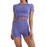 * Conjunto de ropa deportiva para mujer hecha de material de alta calidad, suave, cómodo, agradable para la piel y transpirable, ligero, acogedor, mano de obra exquisita, elegante y hermosa, los buenos tejidos le brindan una experiencia de uso cómoda.