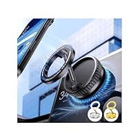 JDBL Upgrade 5.0 Handyhalterung Auto Magnet【N57-Militärmagnete – 15kg Haftkraft】【Anopräzise 0,01mm -Vakuumhaftung】 Handy Halterung Auto 360° Rotatable for Magsafe 800+ Geräte Kompatibel