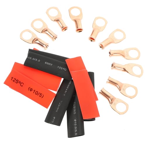 GLEAVI - GLEAVI Gauge Wire Terminals Ring Terminal Connectors for Automotive Battery Lugs Wire Ends
