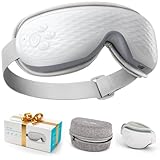 ALLJOY Eye Massager with Heat and Cooling, Birthday Gift for Women/Men, Bluetooth Music Sleep Mask for Migraine Relief,Eye Strain, Dark Circles & Dry Eyes