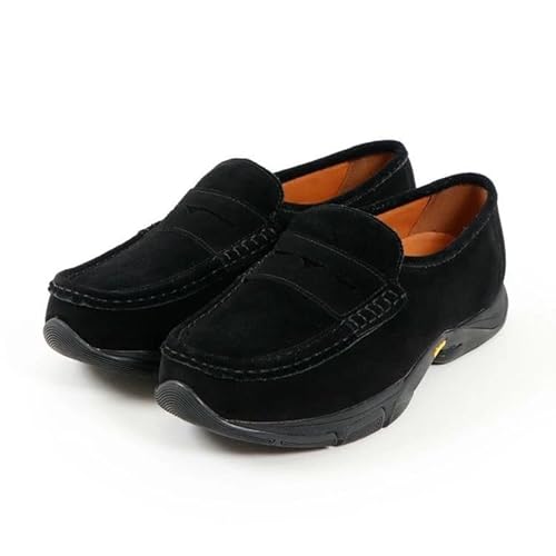 [[V[Y] Xb| Y fB[X HYBRID LOAFERS nCubh[t@[ MLS210301-24 BLACK SUEDE(ubN) 8(26.0cm